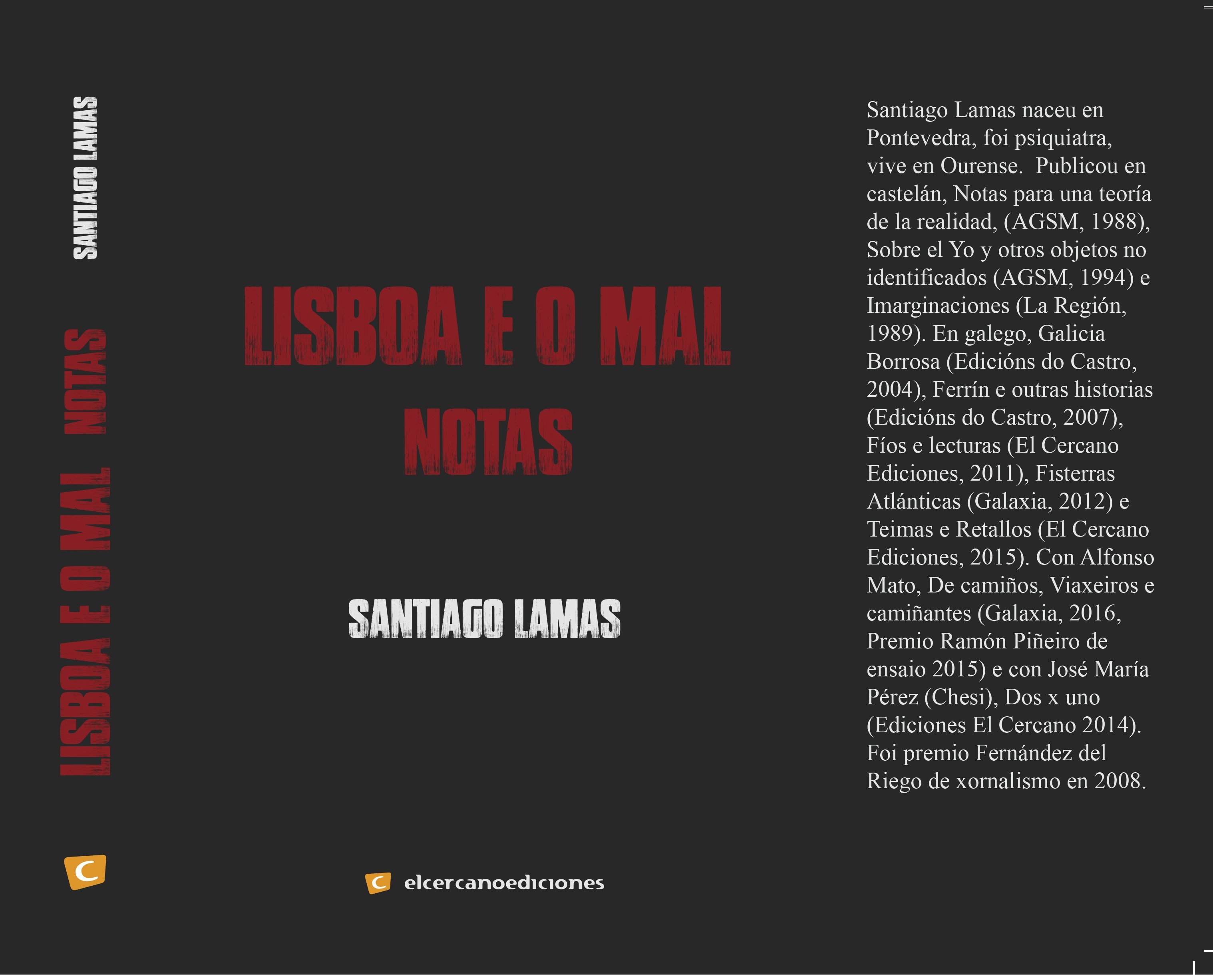 Presentación libro 'Lisboa e o mal. Notas.